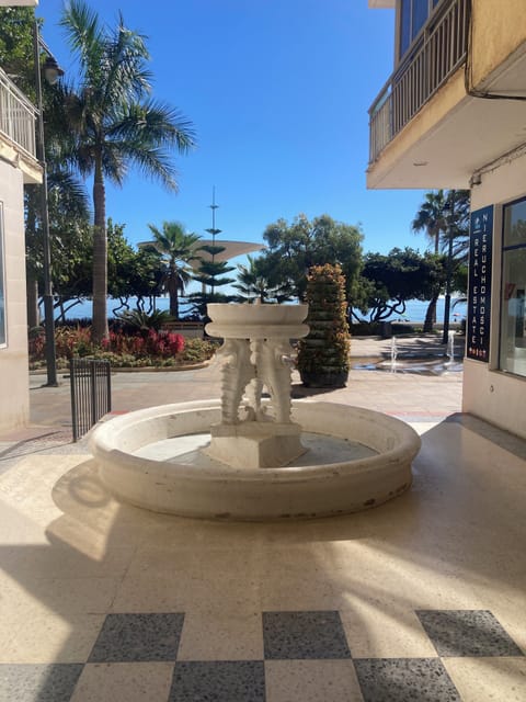 Entrance from the beachfront to the promenade turn right to marina left to town
