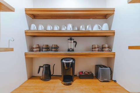 Enjoy the coffee and tea station to start your morning (or afternoon) off right