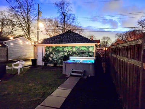 Relaxing backyard
