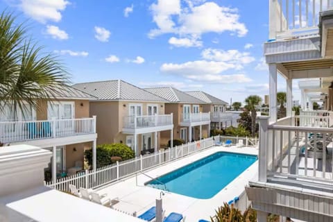 Enjoy the bright, inviting community pool just outside your doorstep