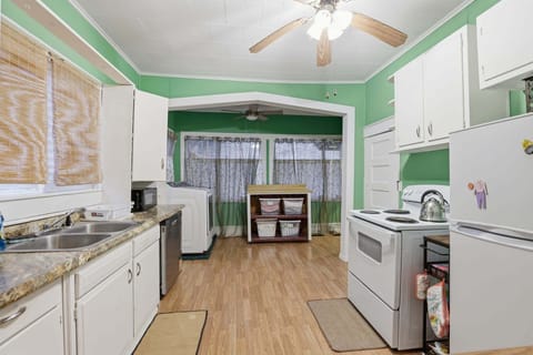 Indoors, Floor, Kitchen, Flooring, Appliance