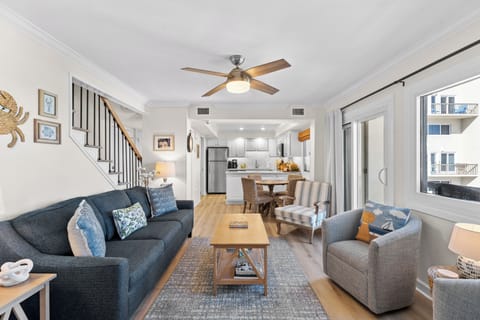 Room for the whole family for conversations and movie nights.