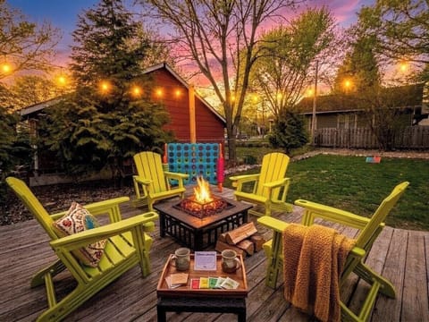 Grab a chair, light the fire,  and claim your Giant Connect 4 victory