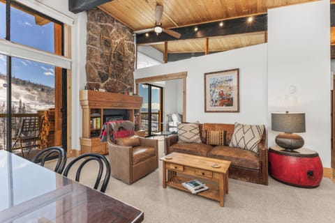 Living Area | Large windows offering a view