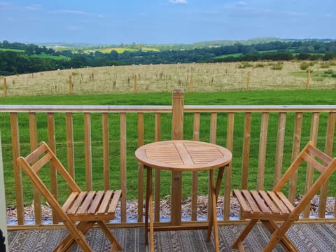 Private decked veranda with seating
