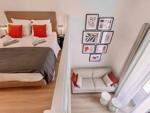 Bedroom on the mezzanine