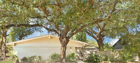 Charming home with large trees