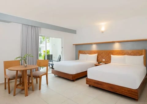 Settle into two plush beds for restful shared nights.