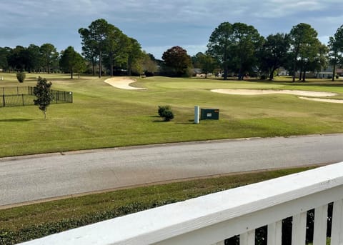 View of the 8th hole from the deck