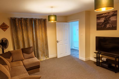 Bright and inviting living space. 