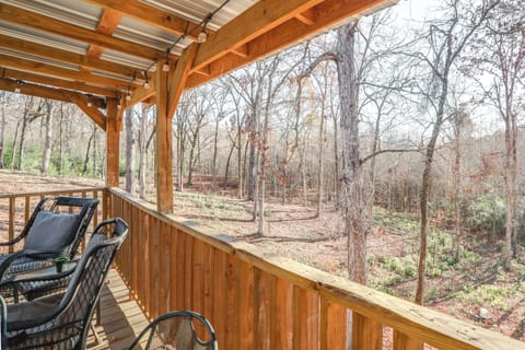 Furnished Deck | Wooded Surroundings