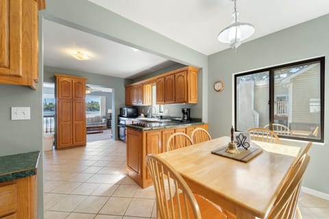 DINING AREA AND KITCHEN