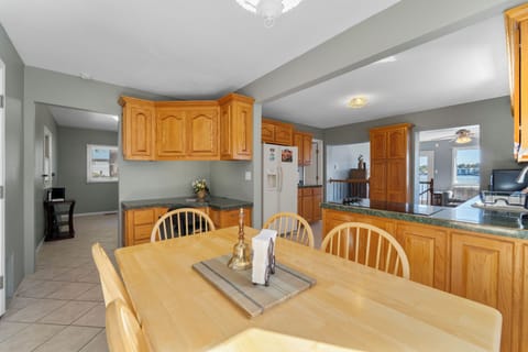 DINING AREA AND KITCHEN