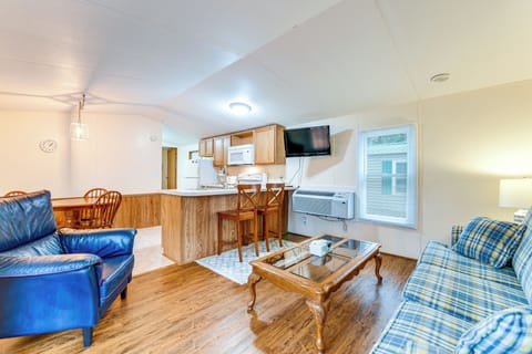 Waynesville Vacation Rental | 2BR | 1.5BA | 5 Steps to Enter | 756 Sq Ft