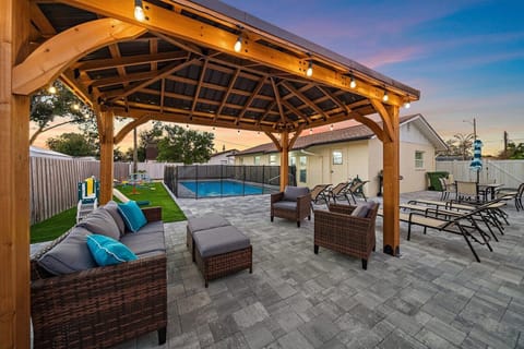The perfect place to enjoy the gorgeous Florida sunsets and meaningful conversations while the kids play!