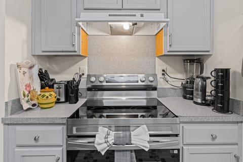Stocked kitchen for comfort