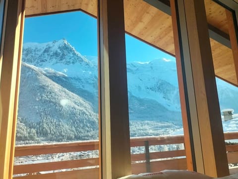 Views of Mont Blanc from Chalet Acorn