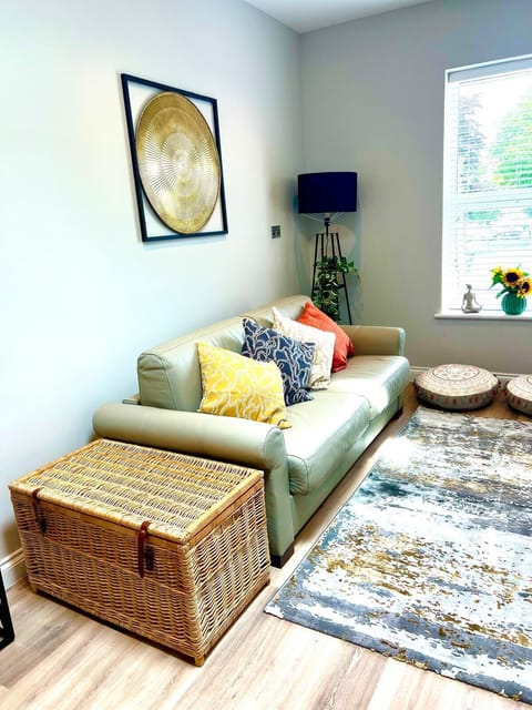 Bright and Stylish Living Area