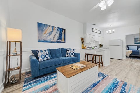 Home Base: Cook dinner or unwind in this central spot. 