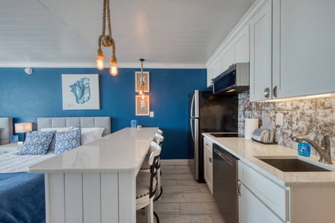 Kitchen with Range, Dishwasher, Fridge/Freezer, and Microwave