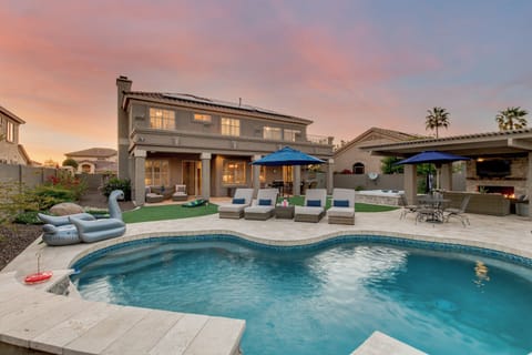 Crystal clear pool with optional pool heating