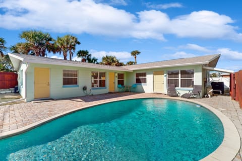 Relax at this charming beach stay featuring a private pool, sunny patio, and coastal vibes. Perfect for unwinding after a day at the beach, this vacation rental offers comfort, outdoor living, and laid-back seaside style.