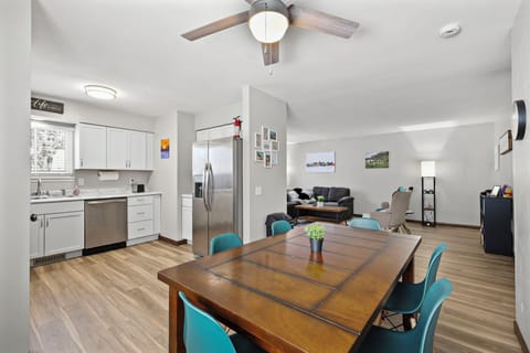 Dining to Kitchen and Living