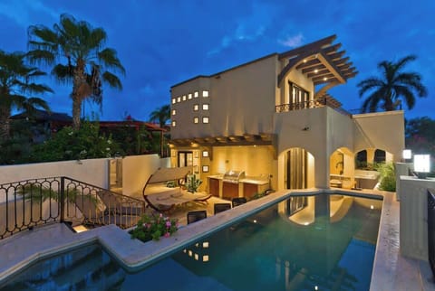 Outdoor Pool, Suntan, Dining, and Living (Lounge) Area accessed from lower Suite.