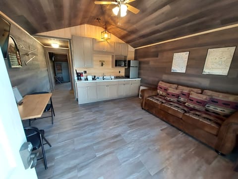 Cook easy meals in the bright kitchenette, then lounge comfortably.