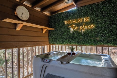 Soak your worries away with mountain air all around