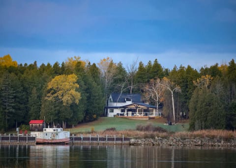A beautiful waterfront cottage with peaceful views across the bay.
