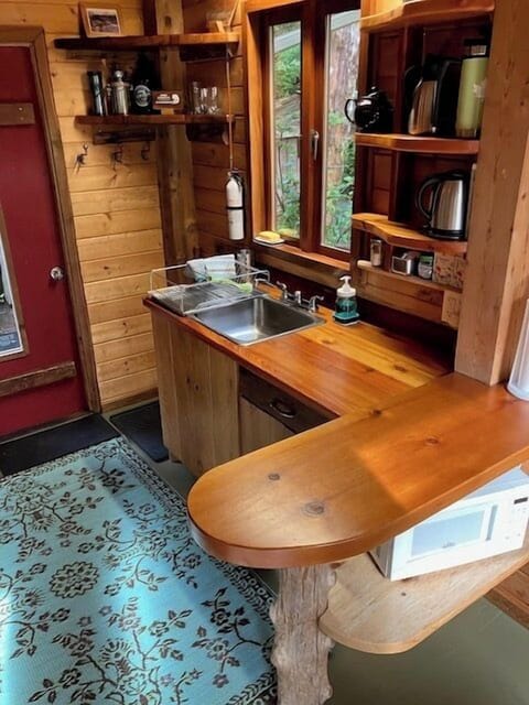 Ample counter space for meal prep