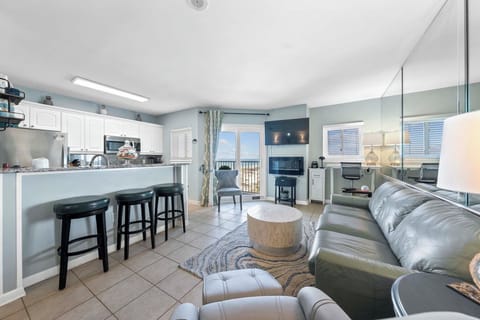 Living room with balcony access