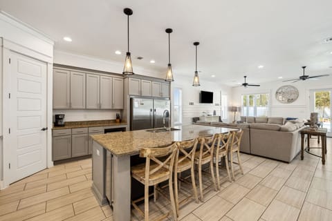 Large Chef's Kitchen with TWO full size refrigerators & dedicated ice maker