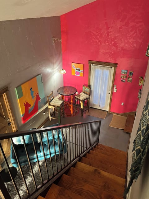 Dining and sitting area on first level
