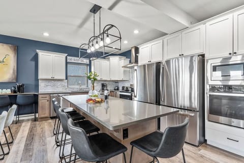 Double firdges to store food to feed the family!