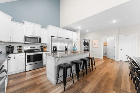 Fully stocked kitchen, just bring the food!