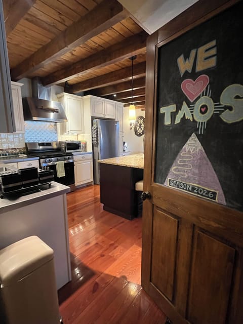 Entry from ground level to kitchen