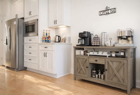 A thoughtfully designed COFFEE BAR inviting a quiet moment of indulgence