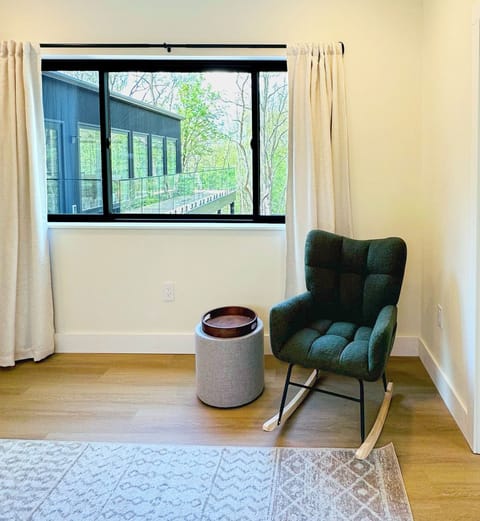 The master bedroom on the main floor