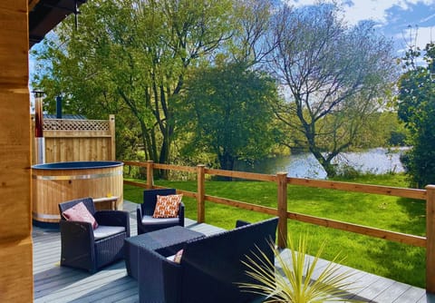 Nestled on the banks of Kingfisher Lake in Yorkshire