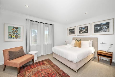 Tastefully designed bedroom for a restful stay. Enjoy quiet moments and sweet dreams.