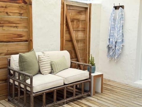 You own place to relax and chill on the covered deck