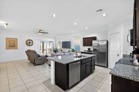 Open-concept living area perfect for relaxing after adventures