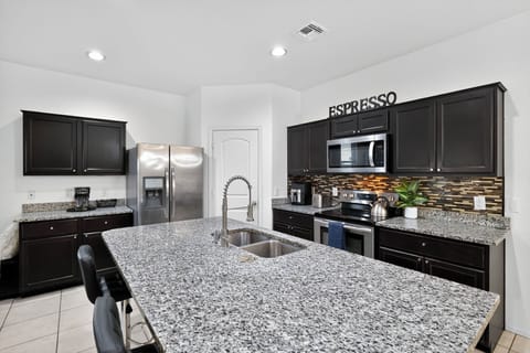 Fully equipped kitchen for home-cooked meals