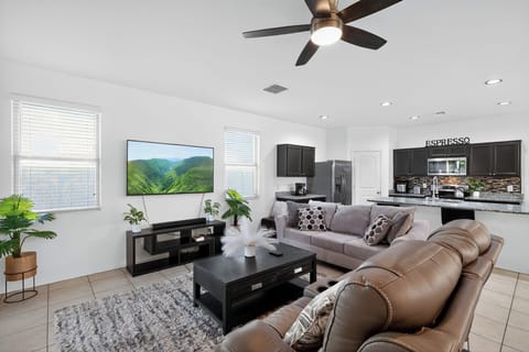 Open-concept living area perfect for relaxing after adventures