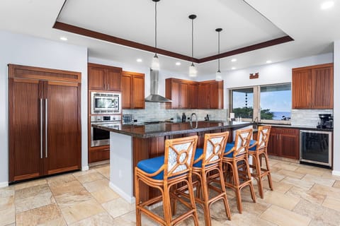 Well-equipped kitchen at this Kona Hawaii vacation rental