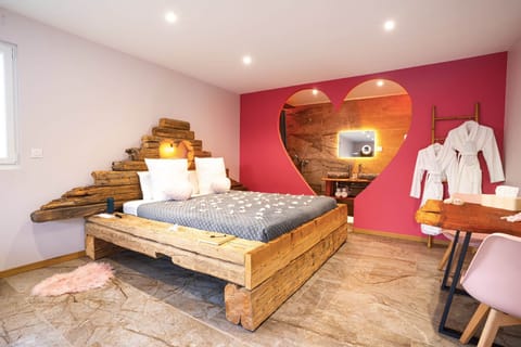 Chambre romantique avec spa privatif