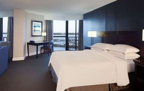 Bedroom. Interior and views may vary based on location and availability