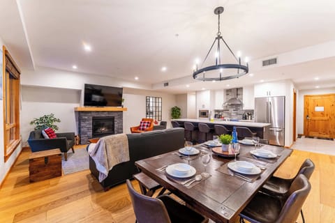 Seamless dining, living and cooking areas complete the main floor.